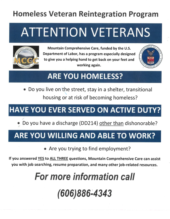 homeless veteran reintegration program