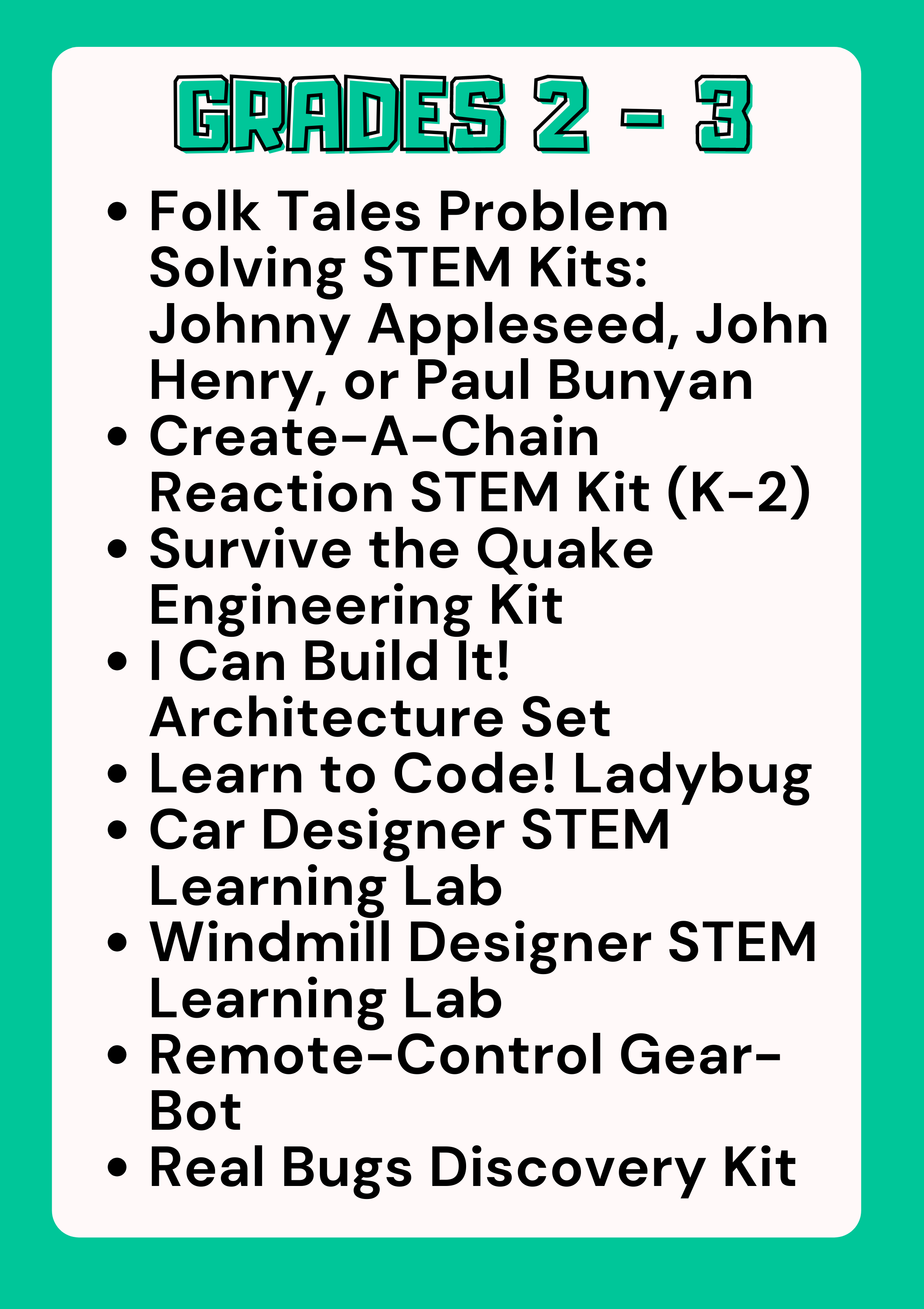 STEM Learning Kits