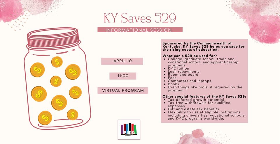 KY Saves 529 Informational Session (Virtual)